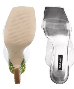 Nine West Color Pop Instaa Heeled Slide Sandals 11 Nine West Color Pop Instaa Heeled Slide Sandals