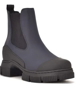 Nine West Iola Chelsea Lug Sole Booties Shoes
