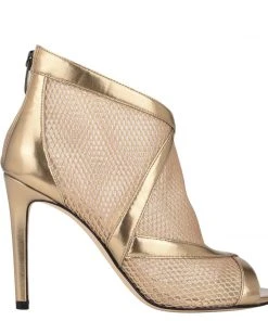 Nine West Ira Mesh Peep Toe Booties