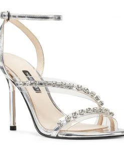 Nine West Metallic Mindset Ismene Heel Sandals