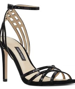 Nine West Ivonne Ankle Strap Sandals Heels 9 Nine West Ivonne Ankle Strap Sandals Heels