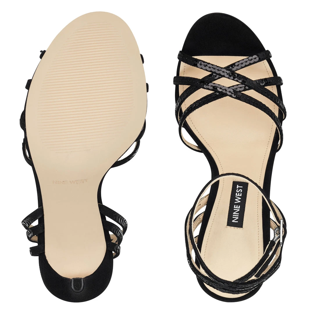 Nine West Ivonne Ankle Strap Sandals Heels 8 Nine West Ivonne Ankle Strap Sandals Heels