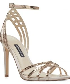 Nine West Heels Ivonne Ankle Strap Sandals 9 Nine West Heels Ivonne Ankle Strap Sandals