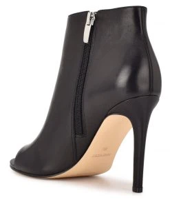 Nine West Izip Peep Toe Booties Boots & Booties 9 Nine West Izip Peep Toe Booties Boots & Booties