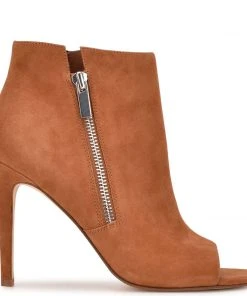 Nine West Izip Peep Toe Booties