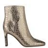 Nine West Jozy Heeled Booties Metallic Mindset