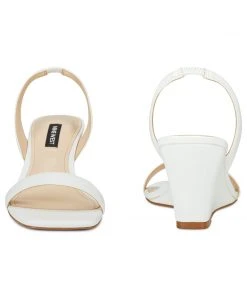 Nine West Weave Got You Kalia Wedge Slingback Sandals