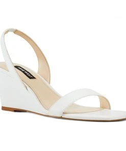 Nine West Weave Got You Kalia Wedge Slingback Sandals