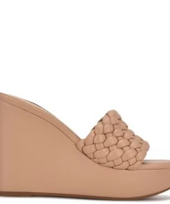 Nine West Kat Platform Slide Sandals