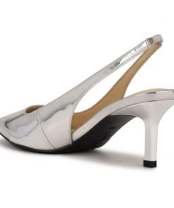 Nine West Kately 9x9 Slingback Pumps Metallic Mindset 9 Nine West Kately 9x9 Slingback Pumps Metallic Mindset