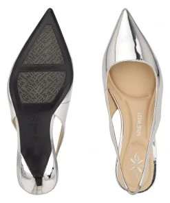 Nine West Kately 9x9 Slingback Pumps Metallic Mindset 11 Nine West Kately 9x9 Slingback Pumps Metallic Mindset