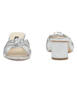 Nine West Metallic Mindset Kayla Slide Sandals 12 Nine West Metallic Mindset Kayla Slide Sandals