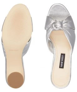 Nine West Metallic Mindset Kayla Slide Sandals 13 Nine West Metallic Mindset Kayla Slide Sandals