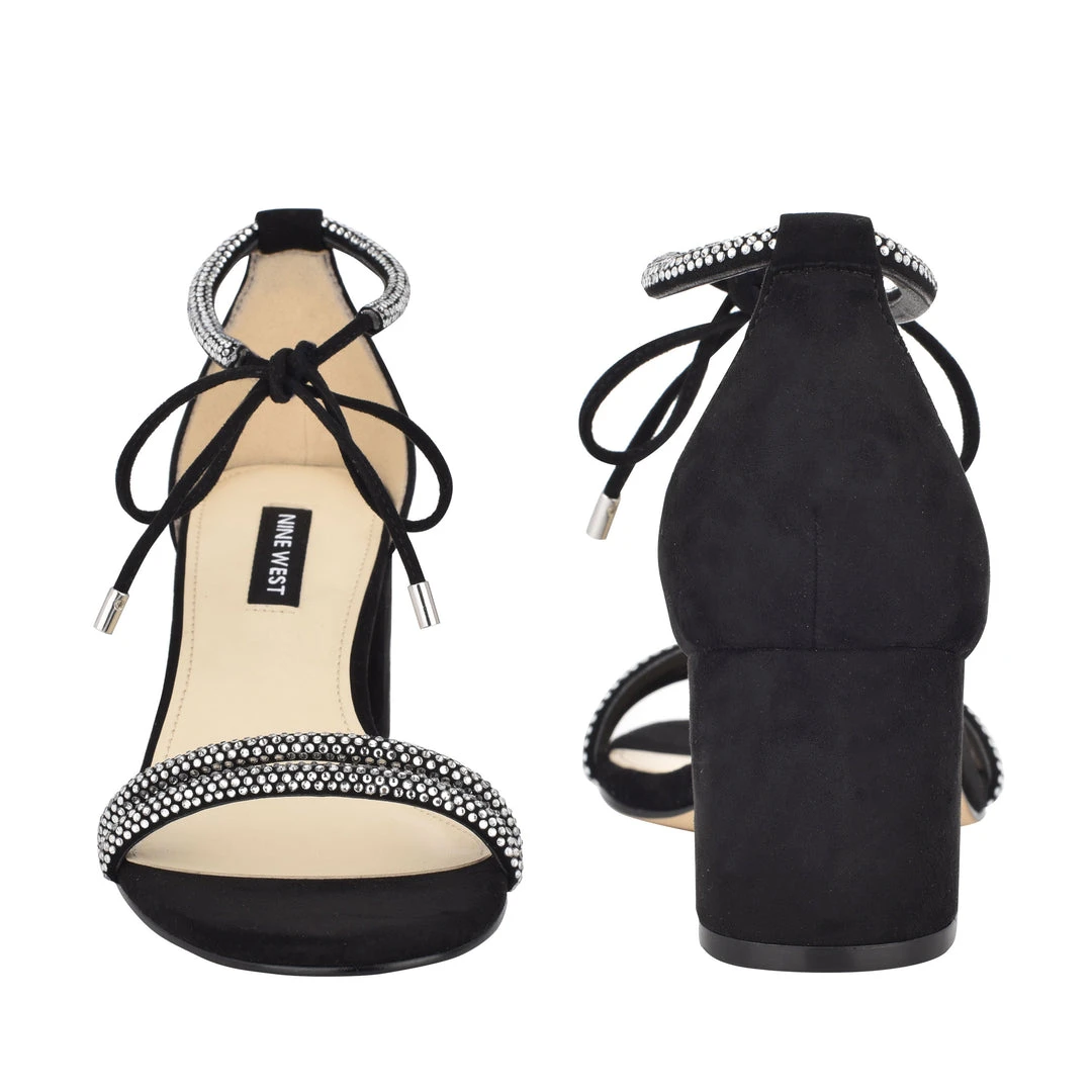 Nine West Heels Keiko Ankle Tie Dress Sandals 7 Nine West Heels Keiko Ankle Tie Dress Sandals