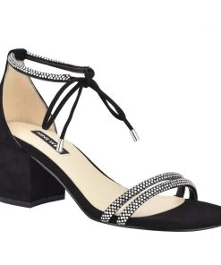 Nine West Heels Keiko Ankle Tie Dress Sandals 9 Nine West Heels Keiko Ankle Tie Dress Sandals