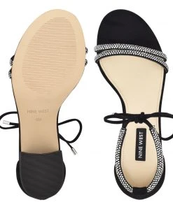 Nine West Heels Keiko Ankle Tie Dress Sandals 13 Nine West Heels Keiko Ankle Tie Dress Sandals