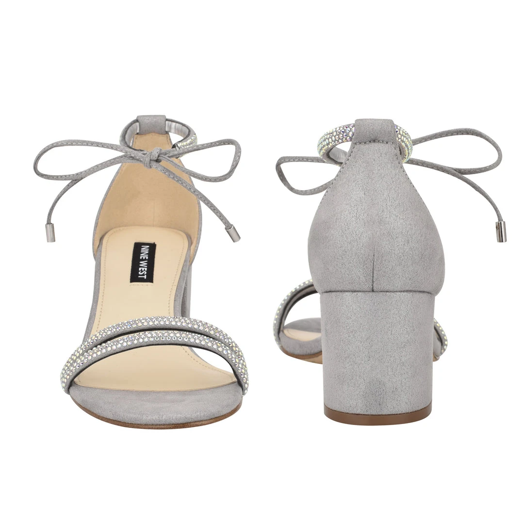 Nine West Keiko Ankle Tie Dress Sandals Heels 7 Nine West Keiko Ankle Tie Dress Sandals Heels