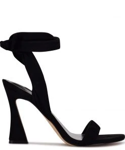 Nine West Kelsie Ankle Wrap Heeled Sandals