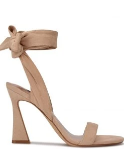 Nine West Kelsie Ankle Wrap Heeled Sandals