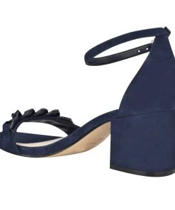 Nine West Kimba Ankle Strap Block Heel Sandals 9 Nine West Kimba Ankle Strap Block Heel Sandals