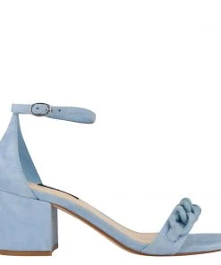 Nine West Kimba Ankle Strap Block Heel Sandals