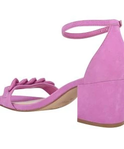 Nine West Kimba Ankle Strap Block Heel Sandals Color Pop 9 Nine West Kimba Ankle Strap Block Heel Sandals Color Pop