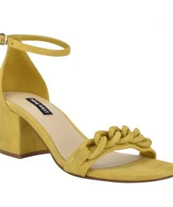 Nine West Kimba Ankle Strap Block Heel Sandals 8 Nine West Kimba Ankle Strap Block Heel Sandals