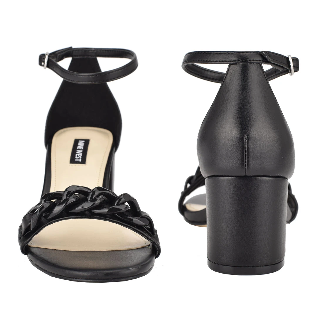 Nine West Kimba Ankle Strap Block Heel Sandals 6 Nine West Kimba Ankle Strap Block Heel Sandals