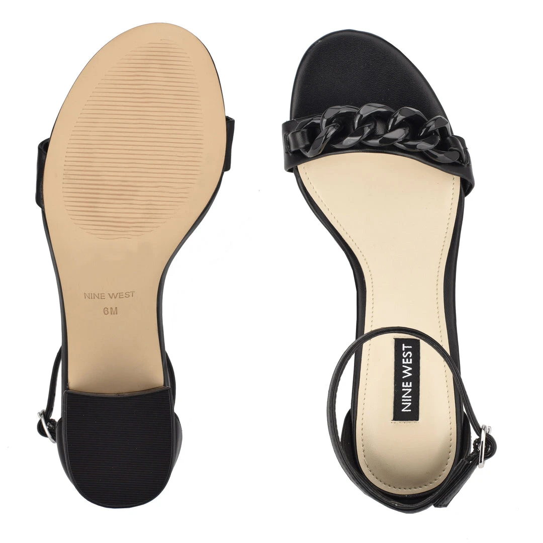 Nine West Kimba Ankle Strap Block Heel Sandals 7 Nine West Kimba Ankle Strap Block Heel Sandals