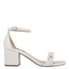 Nine West Heels Kimba Ankle Strap Block Heel Sandals