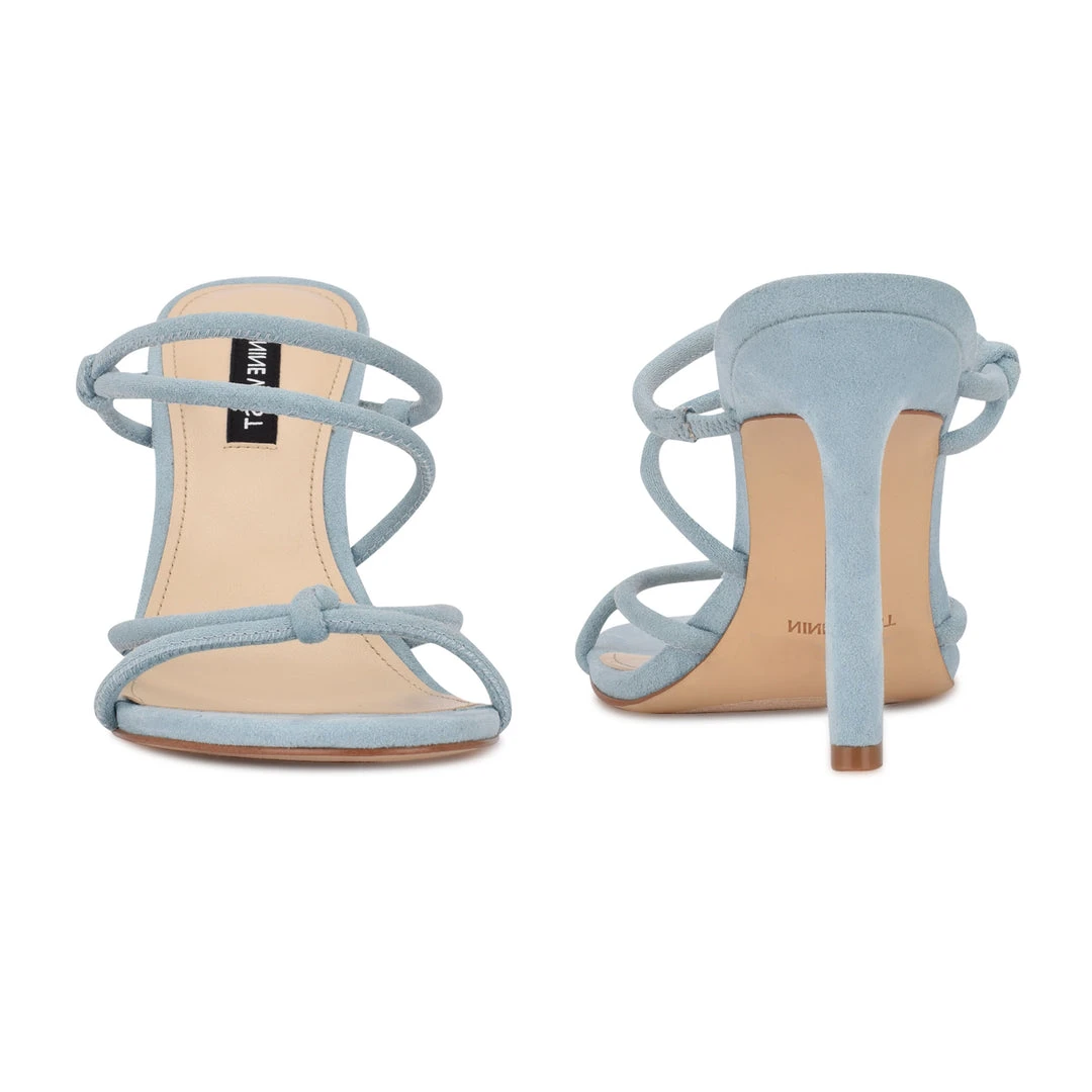 Nine West Kims Heeled Slide Sandals 6 Nine West Kims Heeled Slide Sandals