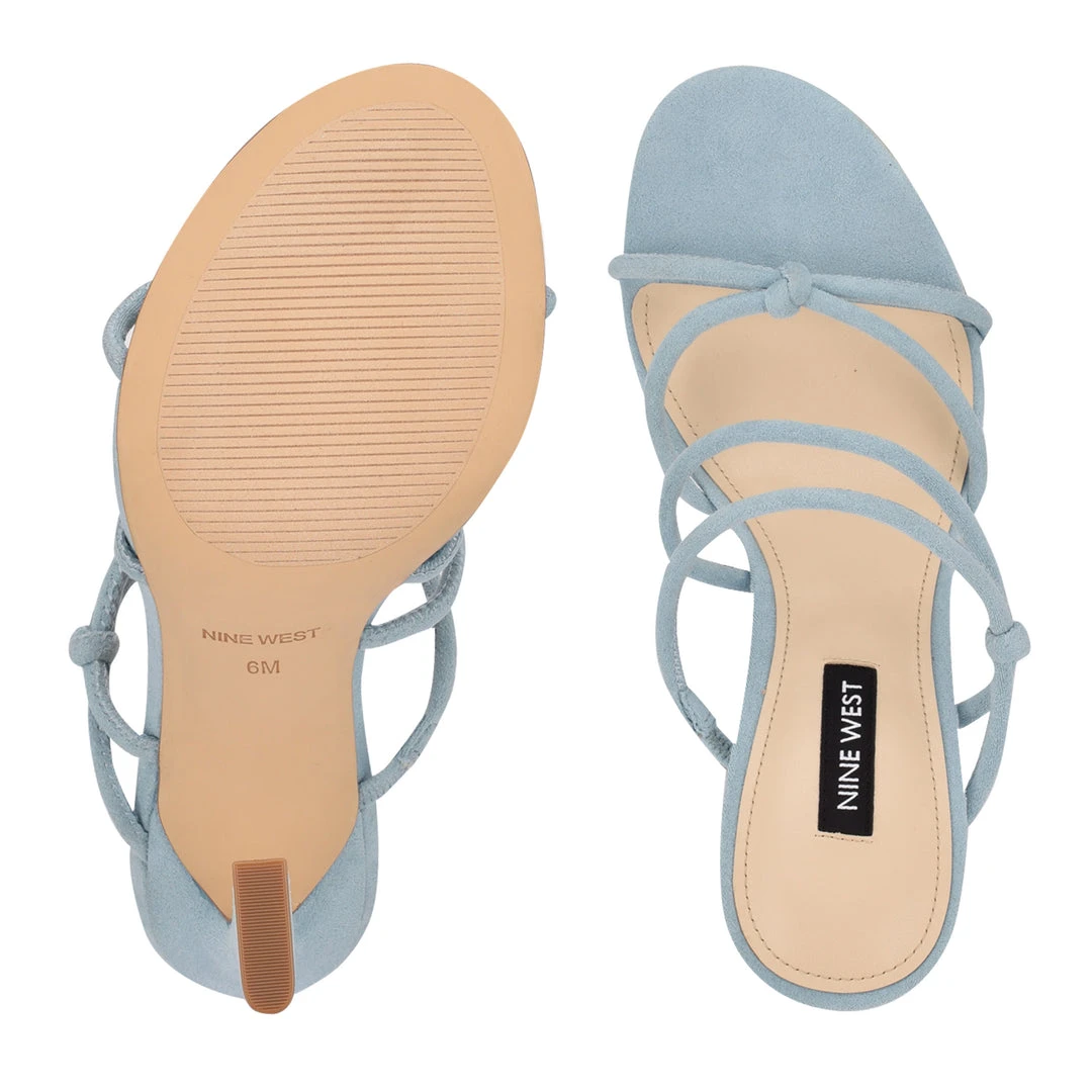 Nine West Kims Heeled Slide Sandals 7 Nine West Kims Heeled Slide Sandals