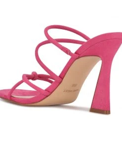 Nine West Kims Heeled Slide Sandals Y2K Revival