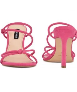 Nine West Kims Heeled Slide Sandals Y2K Revival