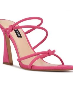 Nine West Kims Heeled Slide Sandals Y2K Revival
