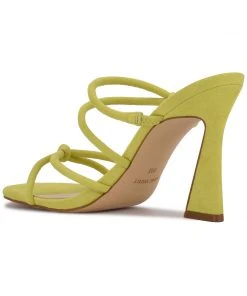 Nine West Y2K Revival Kims Heeled Slide Sandals 9 Nine West Y2K Revival Kims Heeled Slide Sandals