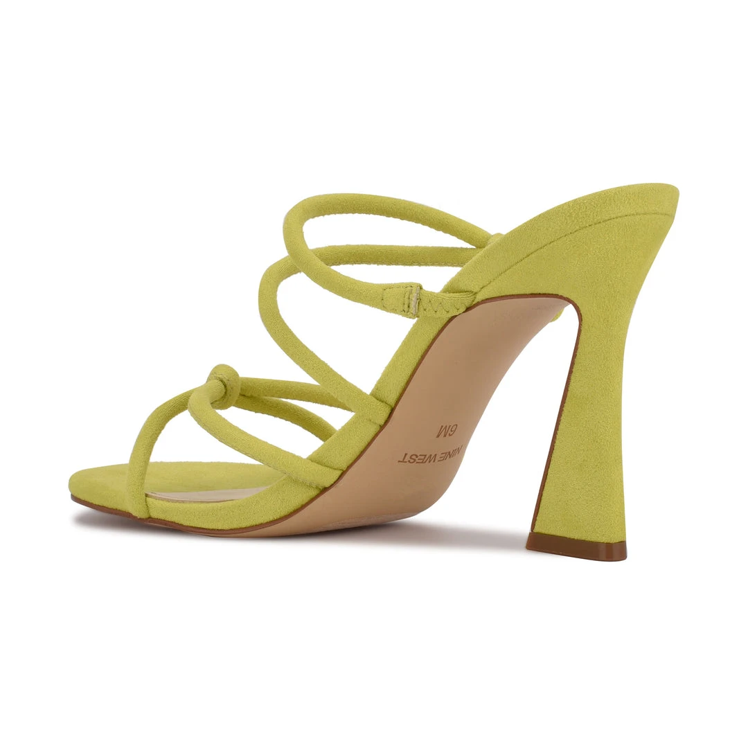 Nine West Y2K Revival Kims Heeled Slide Sandals 5 Nine West Y2K Revival Kims Heeled Slide Sandals