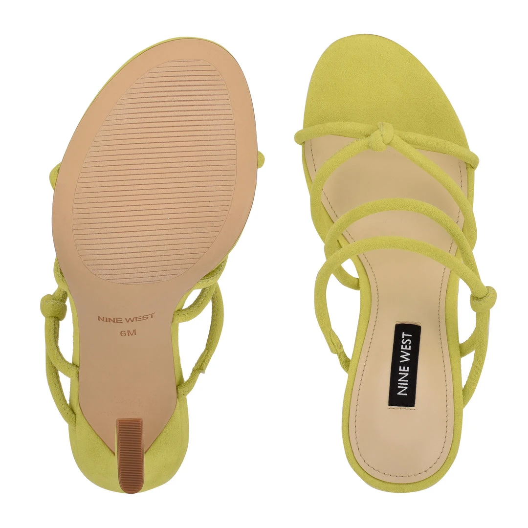 Nine West Y2K Revival Kims Heeled Slide Sandals 7 Nine West Y2K Revival Kims Heeled Slide Sandals