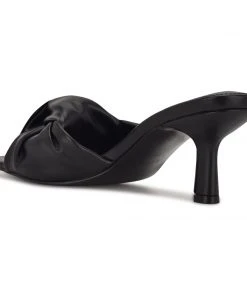 Nine West Weave Got You Knot Heeled Slide Sandals