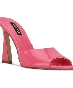 Nine West Kool Heeled Slide Sandals