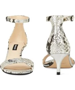 Nine West Leisa Ankle Strap Sandals Metallic Mindset 12 Nine West Leisa Ankle Strap Sandals Metallic Mindset