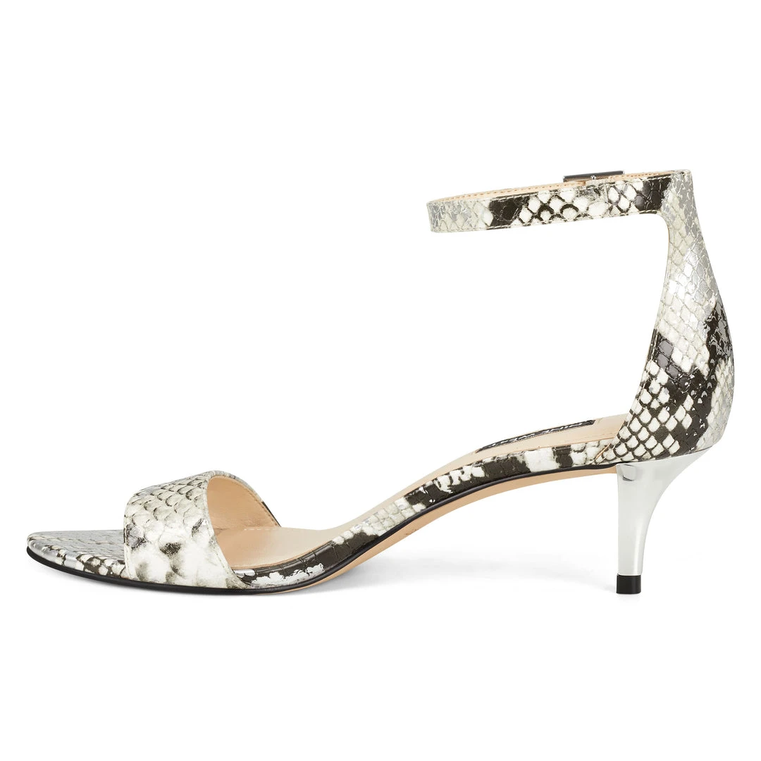 Nine West Leisa Ankle Strap Sandals Metallic Mindset 6 Nine West Leisa Ankle Strap Sandals Metallic Mindset