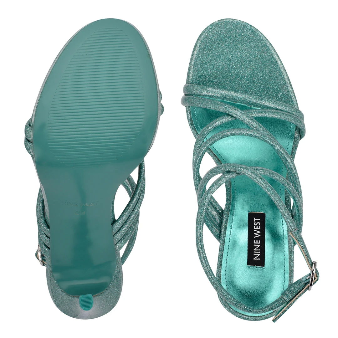 Nine West Lexy Ankle Strap Heeled Sandals Y2K Revival 7 Nine West Lexy Ankle Strap Heeled Sandals Y2K Revival