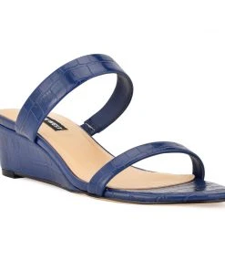 Nine West Linna Wedge Sandals 8 Nine West Linna Wedge Sandals