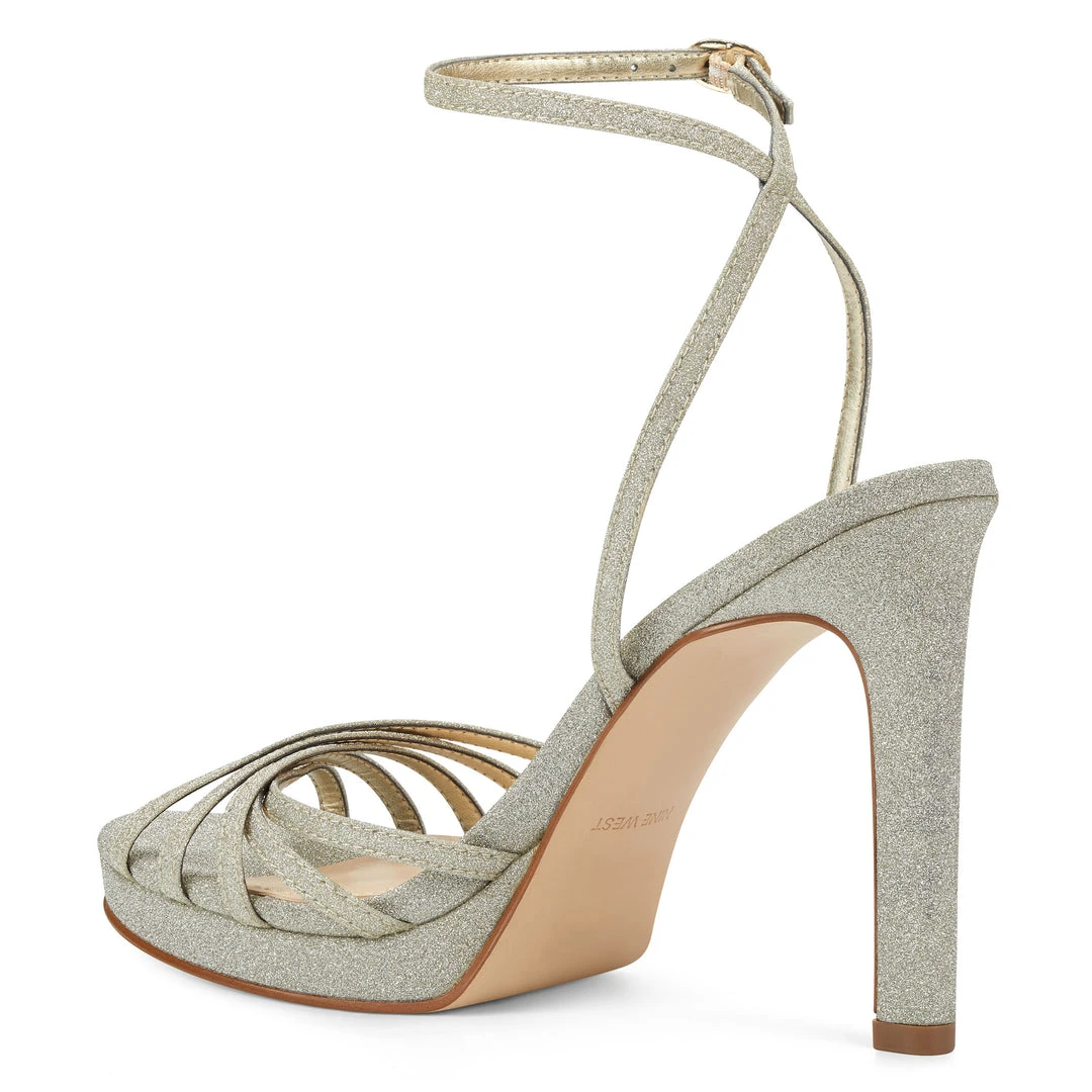 Nine West Lorelle Strappy Dress Sandals 5 Nine West Lorelle Strappy Dress Sandals
