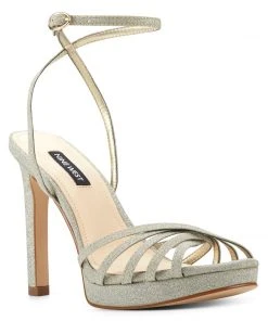 Nine West Lorelle Strappy Dress Sandals 9 Nine West Lorelle Strappy Dress Sandals