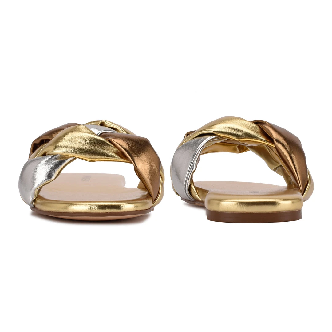 Nine West Lula Flat Slide Sandals Weave Got You 6 Nine West Lula Flat Slide Sandals Weave Got You