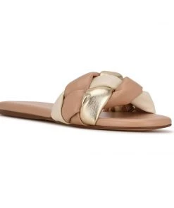Nine West Weave Got You Lula Flat Slide Sandals