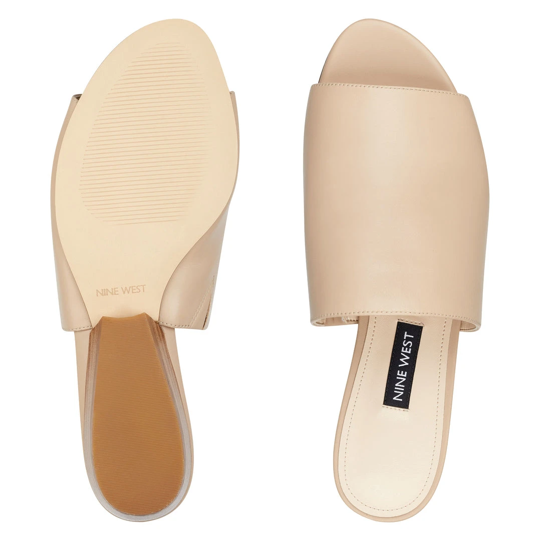 Nine West Lynneah Slide Sandals 8 Nine West Lynneah Slide Sandals