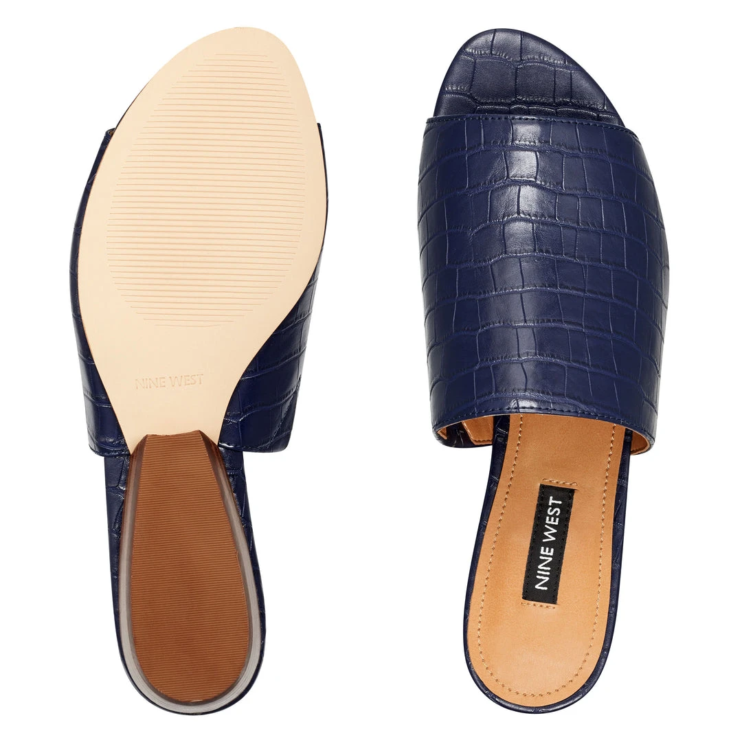 Nine West Lynneah Slide Sandals 8 Nine West Lynneah Slide Sandals